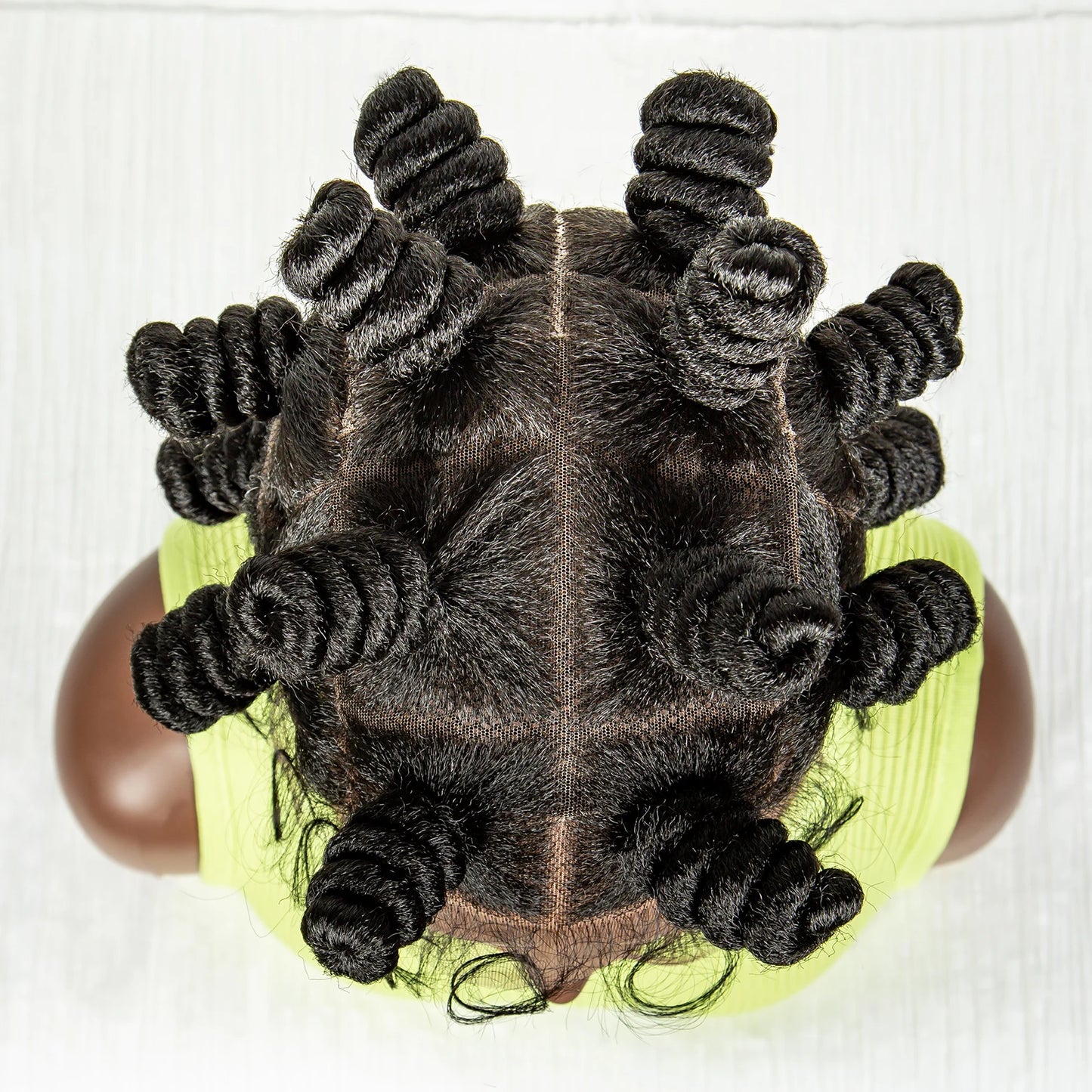 350 Coloured Knotless Box Braided Wig Full Lace Synthetic Cornrow Braided Wig with Baby Hair