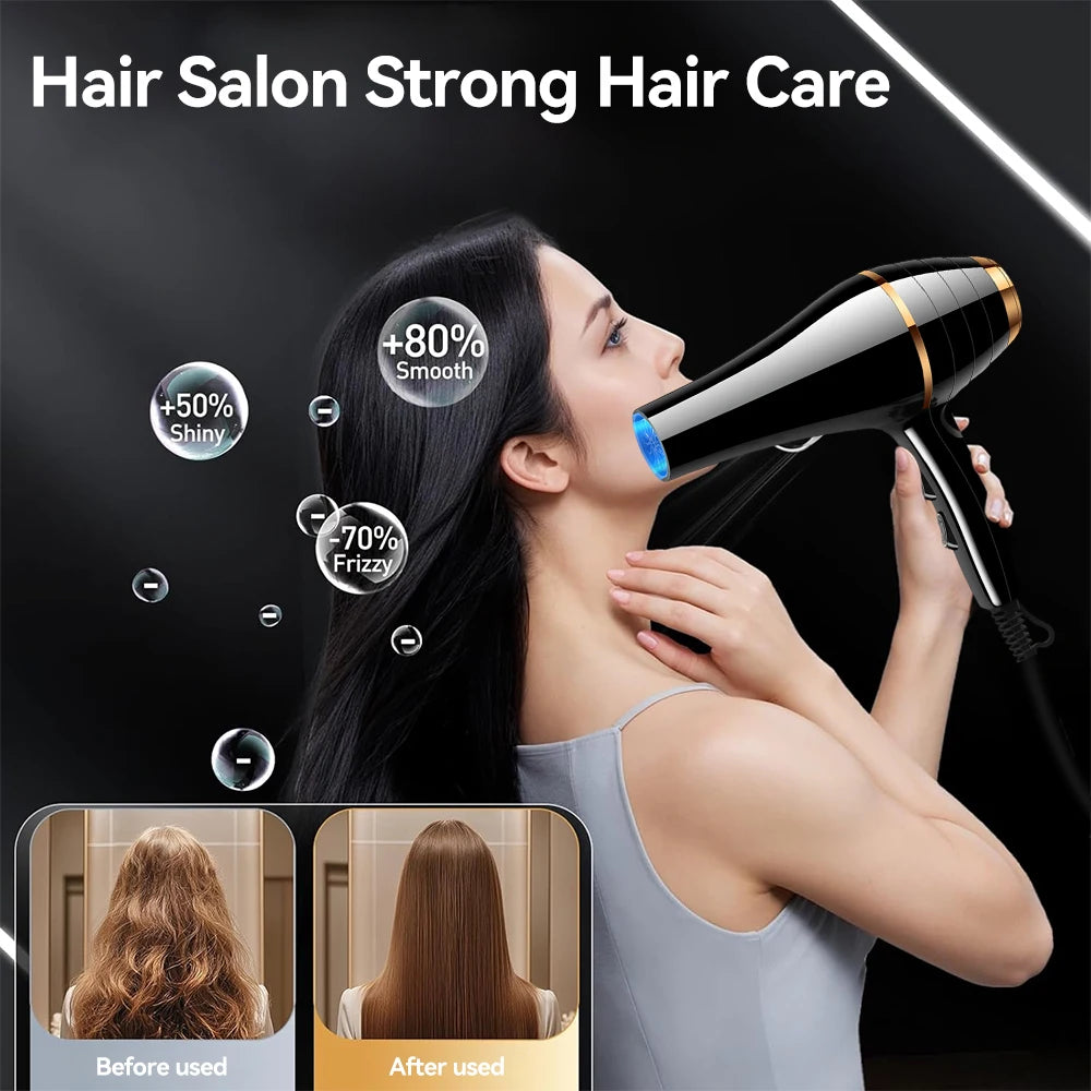 Professional Hair Dryer 1800W Powerful Quick Dry