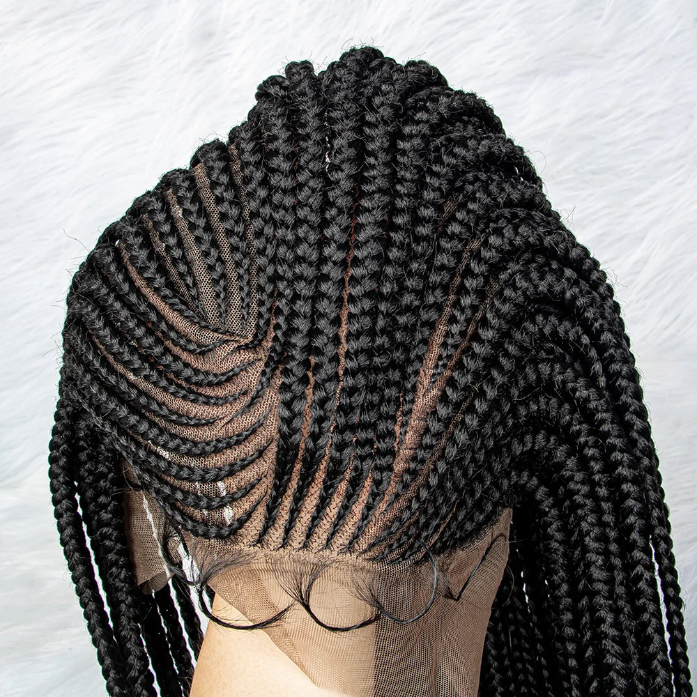 Synthetic Lace Front Knotless Box Braids - Supreme Lush Hair