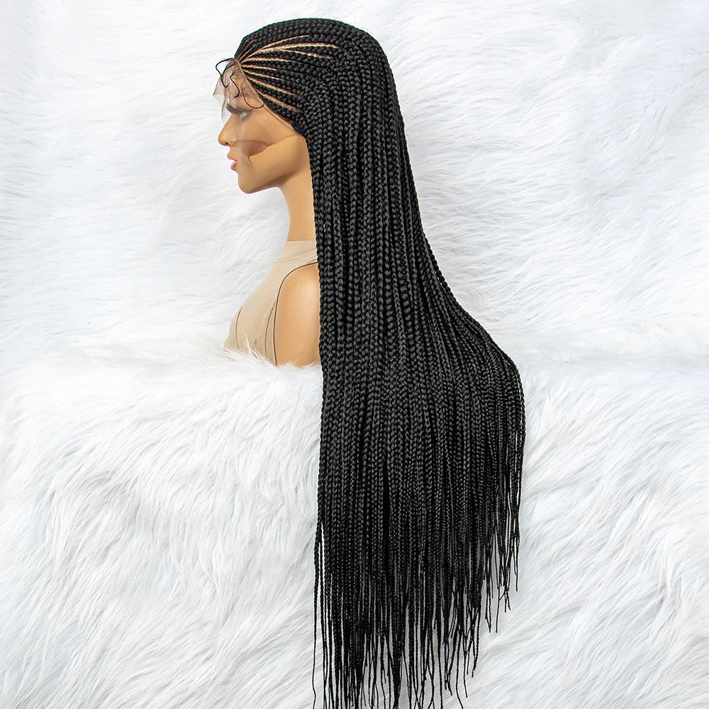 Synthetic Lace Front Knotless Box Braids - Supreme Lush Hair