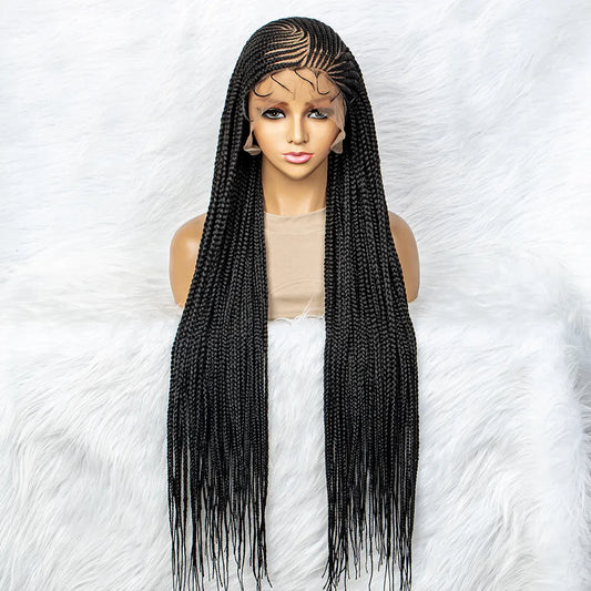 Synthetic Lace Front Knotless Box Braids - Supreme Lush Hair