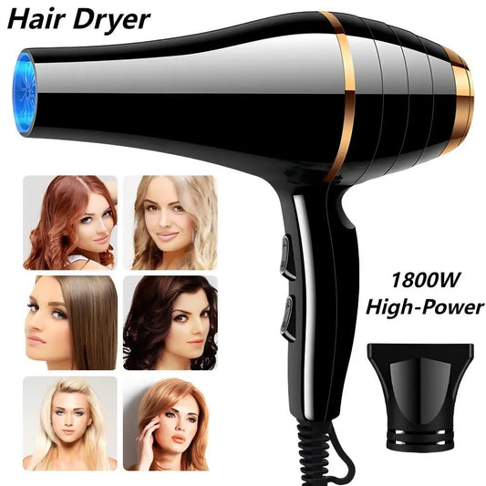 Professional Hair Dryer 1800W Powerful Quick Dry
