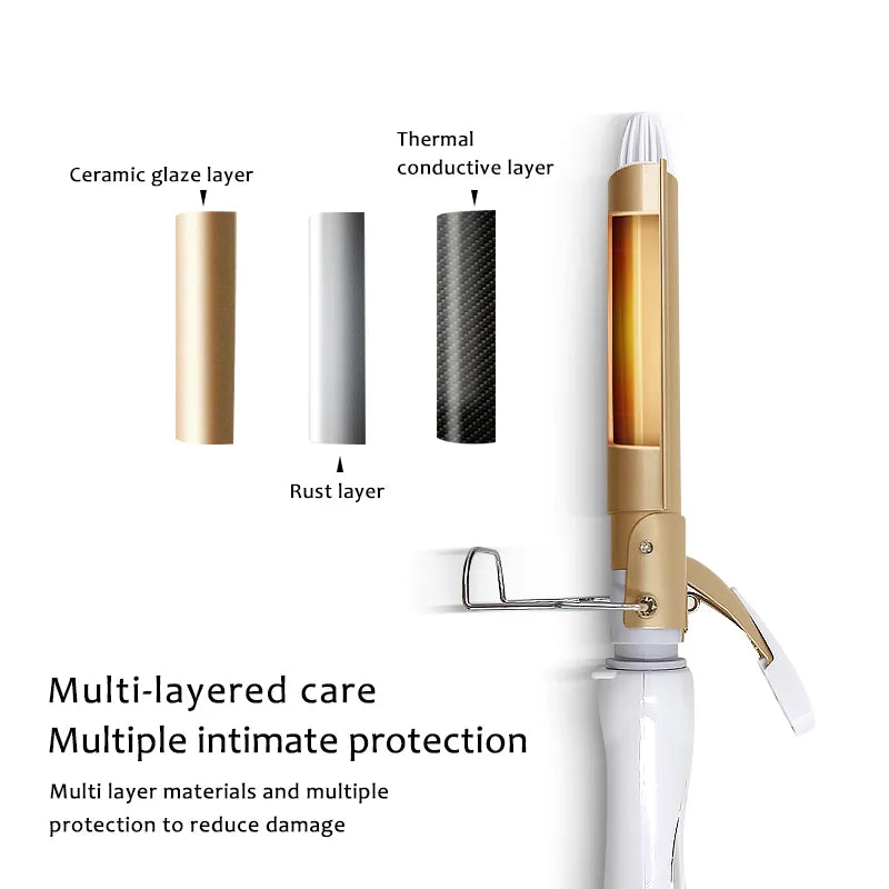 Ceramic Triple Barrel Hair Styler Hair Waver Styling Tools Hair Curlers Electric Curling