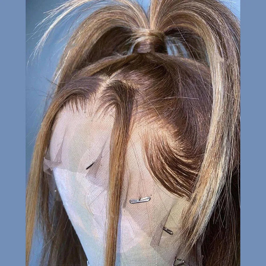 Straight Bob Highlight Colored Human Hair - Supreme Lush Hair