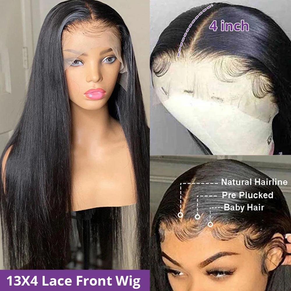 360 Full Bone Straight Lace Front Human Hair Pre Plucked - Supreme Lush Hair