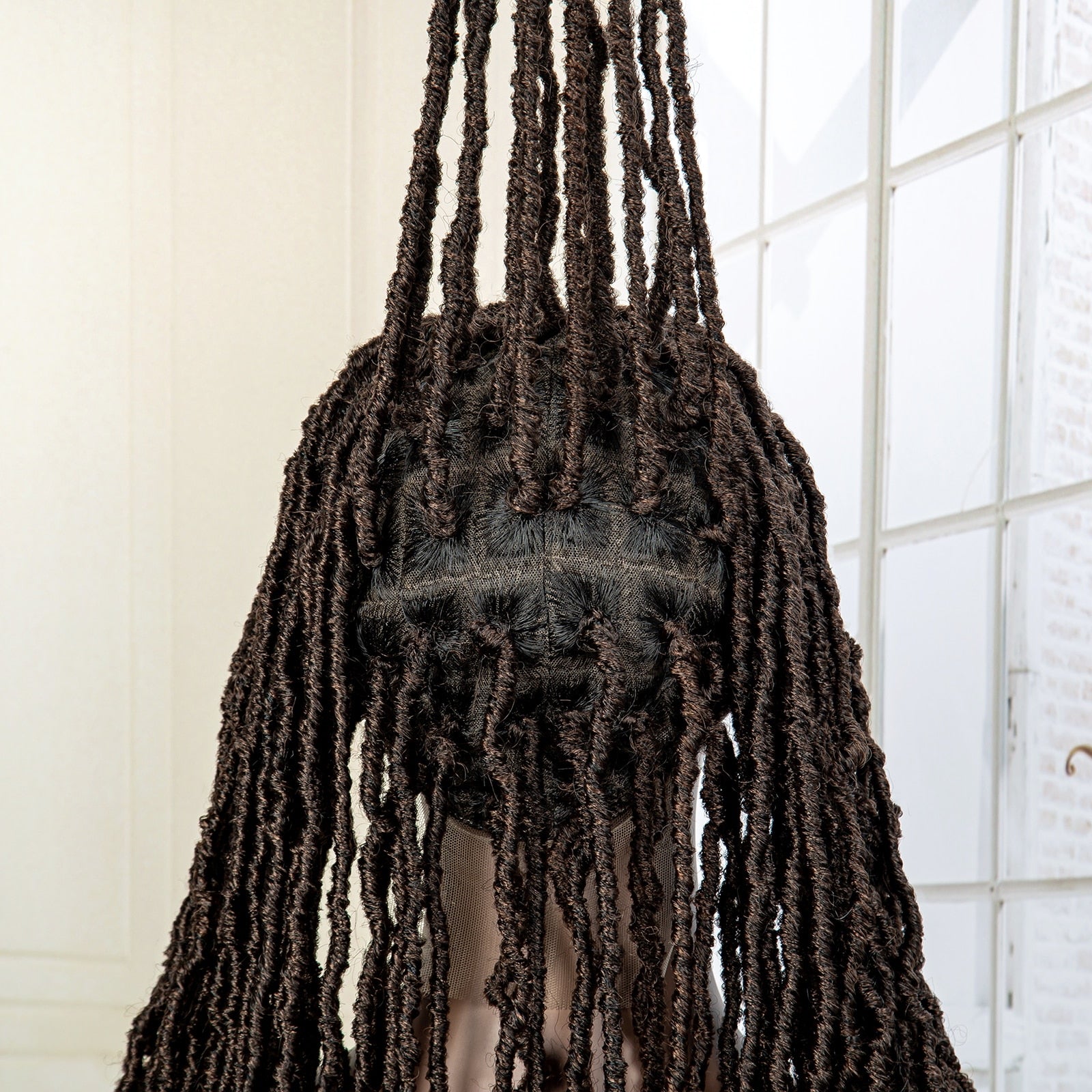 36 Inches Synthetic Full Lace Dreadlock Box Braided Wigs - Supreme Lush Hair