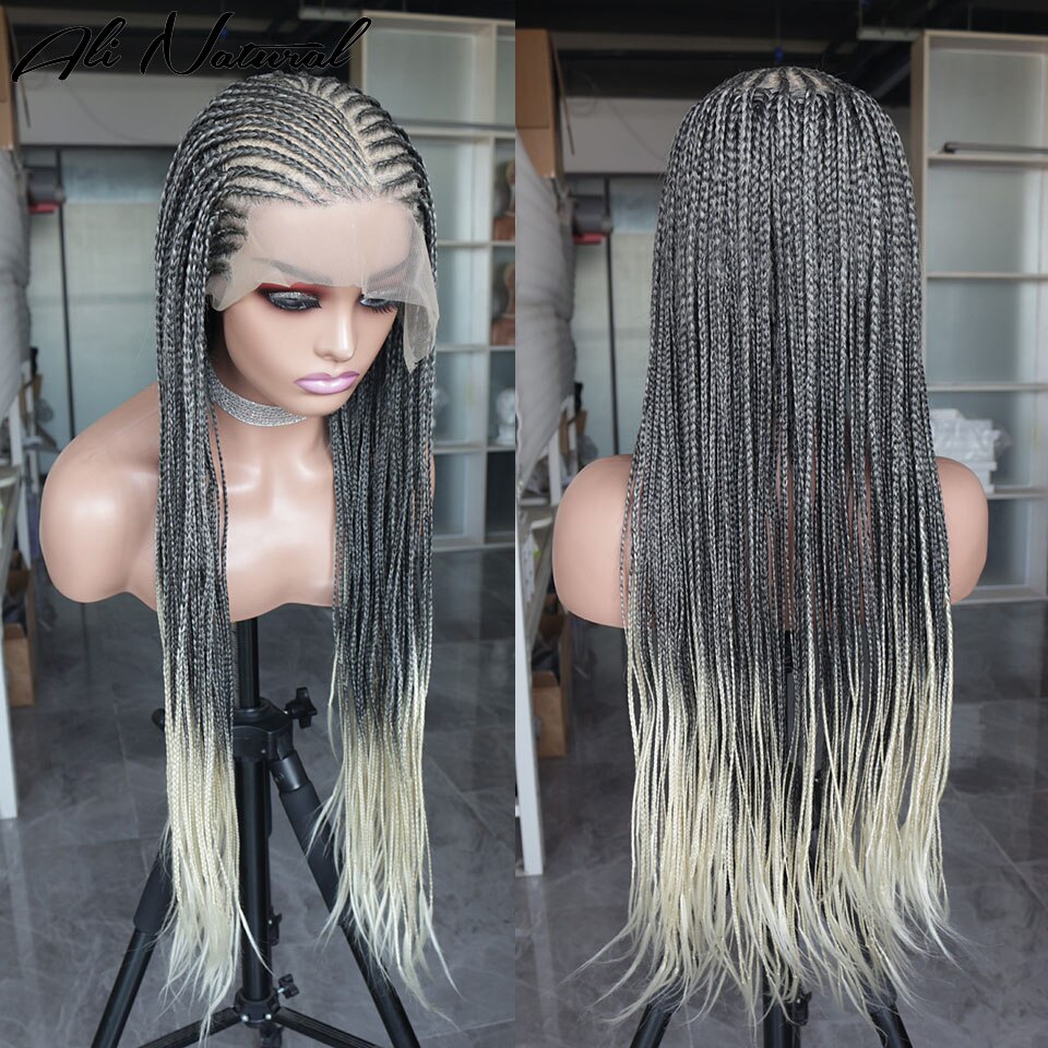 Synthetic Lace Front Cornrow Wigs - Supreme Lush Hair