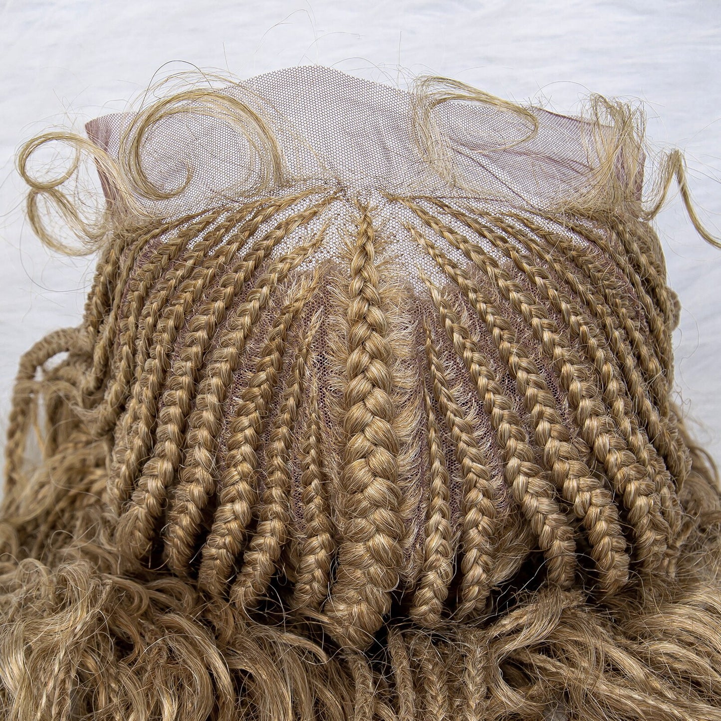 Synthetic Lace Front Braided Wigs With Baby Hair Transparent 13x5 Lace Front Wigs - Supreme Lush Hair
