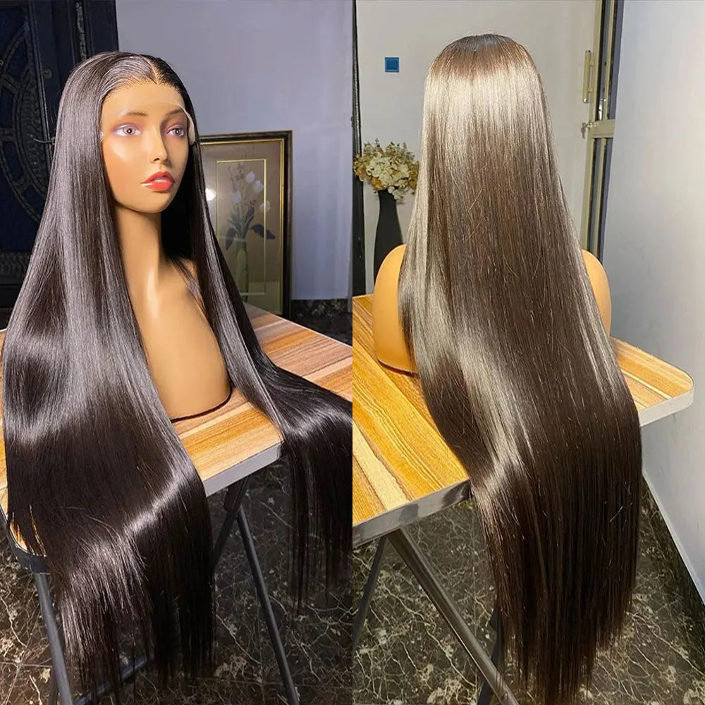 360 Full Bone Straight Lace Front Human Hair Pre Plucked - Supreme Lush Hair