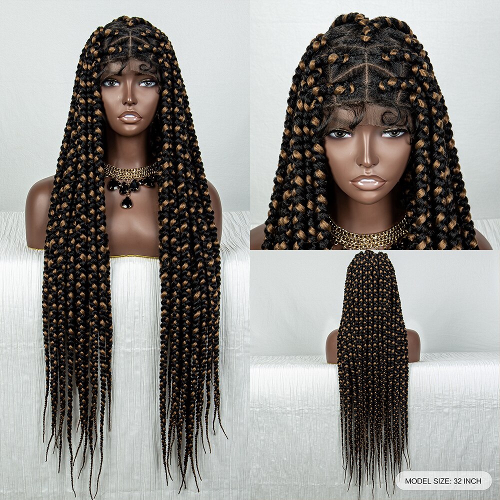 Braided Full Lace Lace Wig Box Braids - Supreme Lush Hair