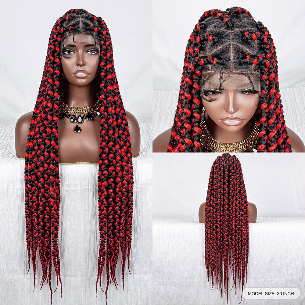 Braided Full Lace Lace Wig Box Braids - Supreme Lush Hair