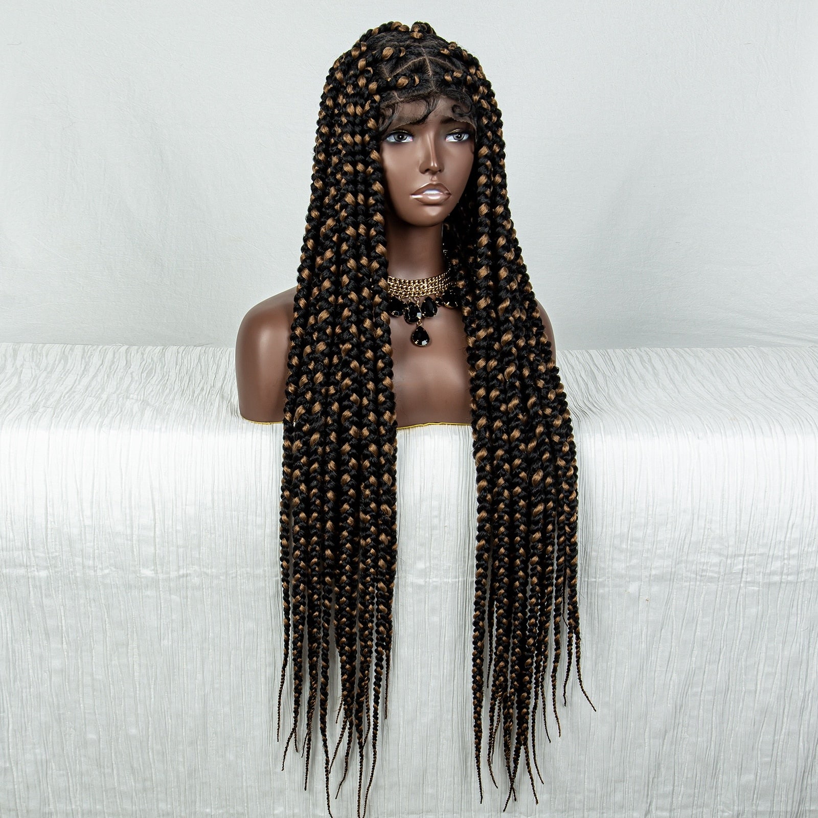 Braided Full Lace Lace Wig Box Braids - Supreme Lush Hair