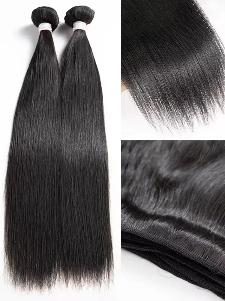 Bone Straight Bundle Human Hair 100% Unprocessed Raw Remy Hair