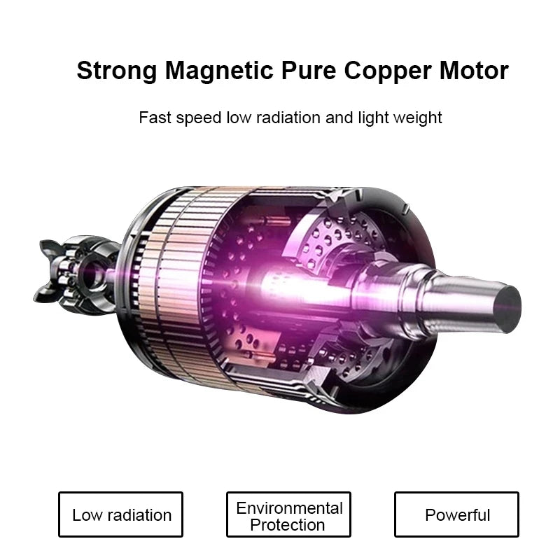 2200W Professional Powerful Hair Dryer Fast Heating Hot And Cold Adjustment Ionic Air Blow Dryer