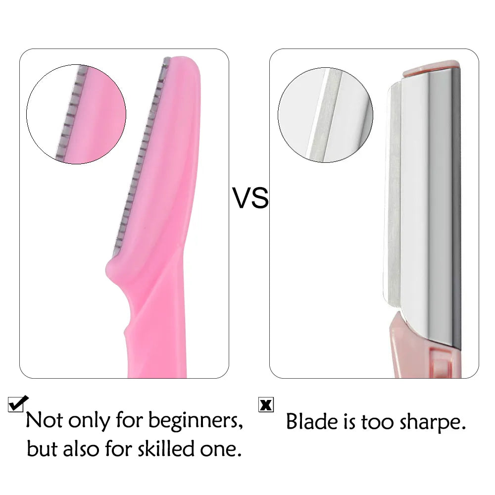 3/4/10Pcs Eyebrow Trimmer Face Blade Shaver Portable Eye Brow Epilation Hair Removal