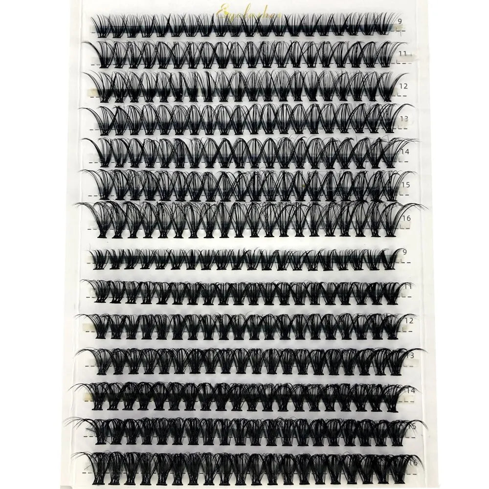 30D 40D 60D 80D Mixed Tray Individual Lashes 3D Russia Volume Eye Lashes Soft Natural Lashes Mink Lash Cluster