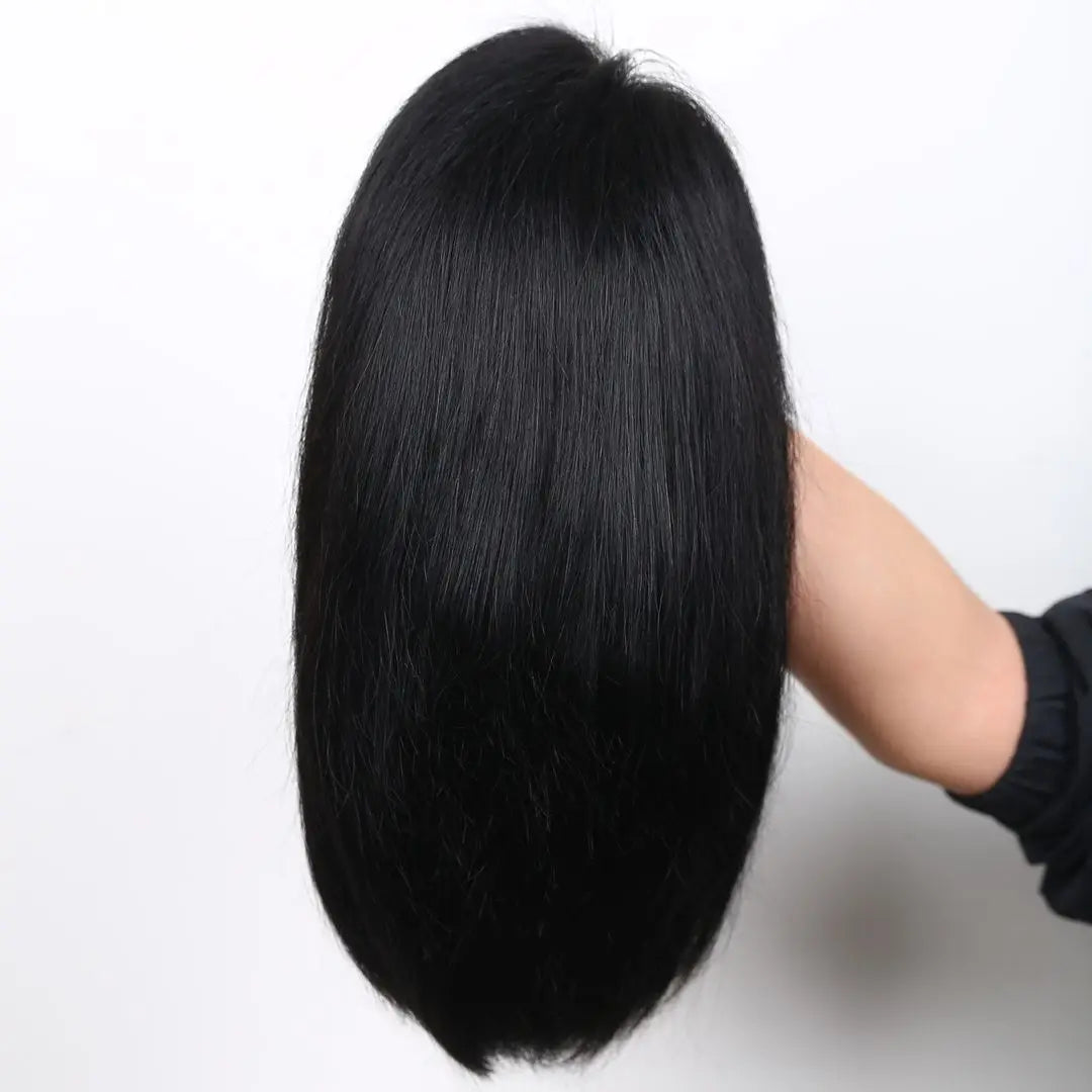 Straight Bob Pre Cut Lace Pre Bleached tiny knots 100% human hair