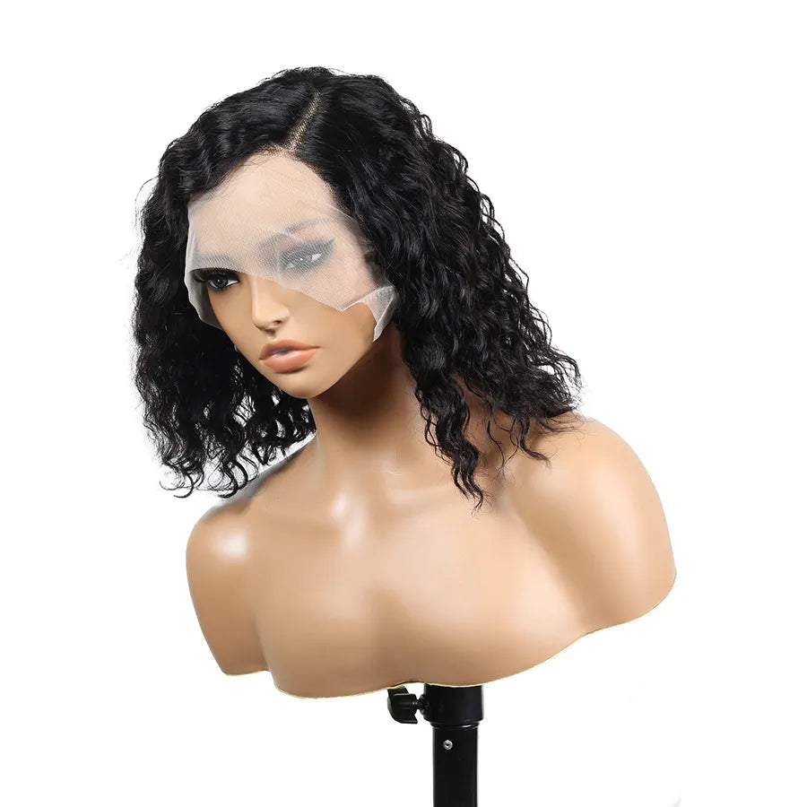 Bob Lace Curly Deep Water Curly Wave Human Hair - Supreme Lush Hair