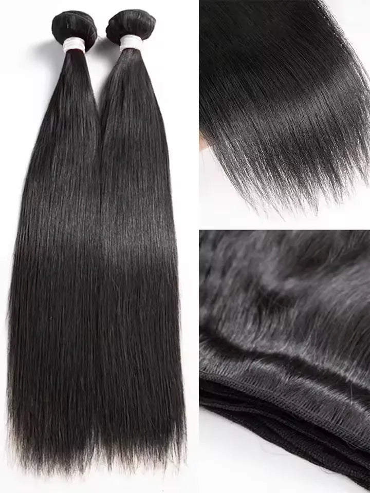 16A Straight100% Human Hair Brazilian Bone Straight Bundles 30 32 Inch Raw Virgin Unprocessed 1 3 4 Bundles