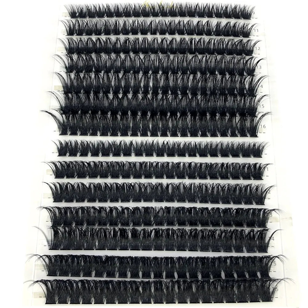 30D 40D 60D 80D Mixed Tray Individual Lashes 3D Russia Volume Eye Lashes Soft Natural Lashes Mink Lash Cluster