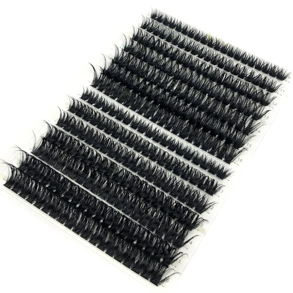 30D 40D 60D 80D Mixed Tray Individual Lashes 3D Russia Volume Eye Lashes Soft Natural Lashes Mink Lash Cluster