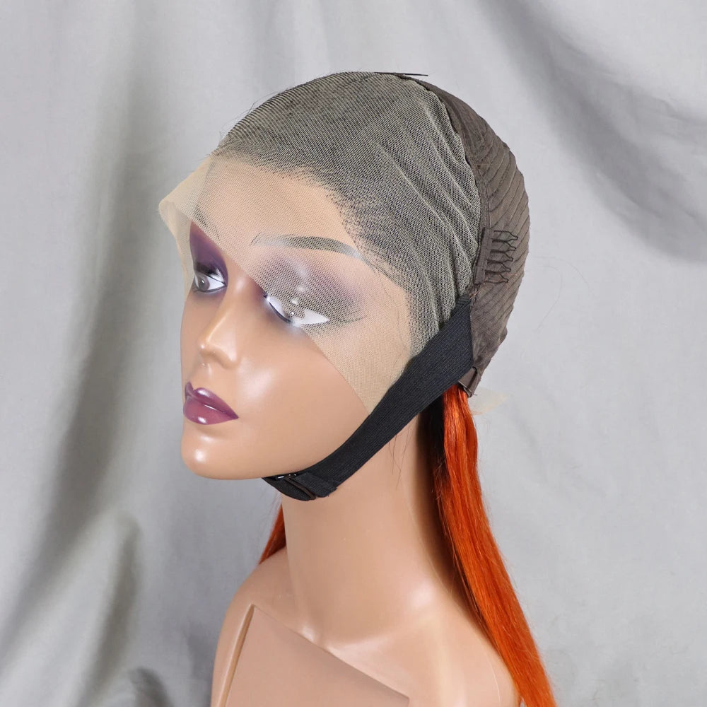 Bone Straight Lace Frontal Pre Plucked Brazilian Short Bob Remy Wig