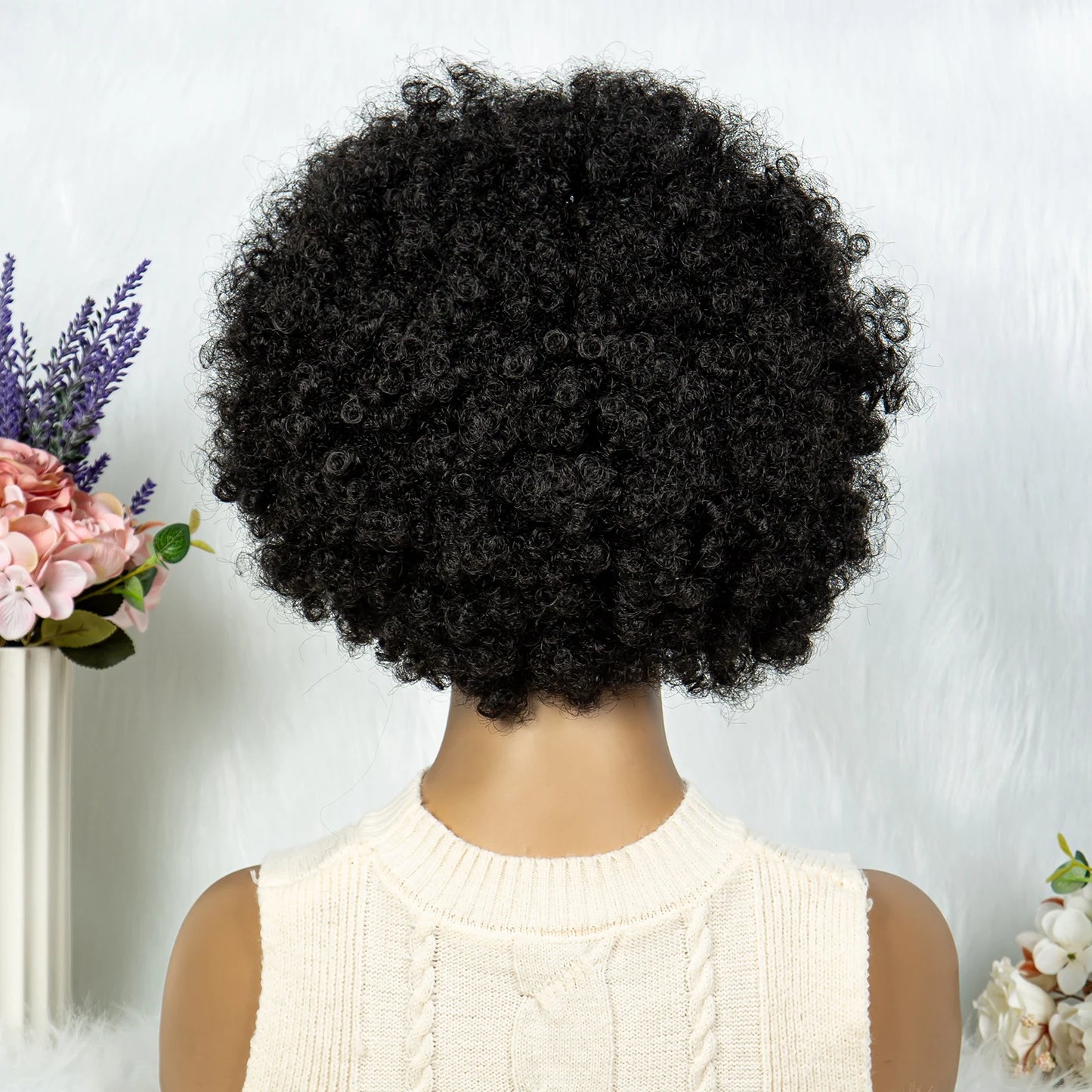 13x6 Lace Front  Cornrow With Baby Hair  Kinky Curly Hair Wigs