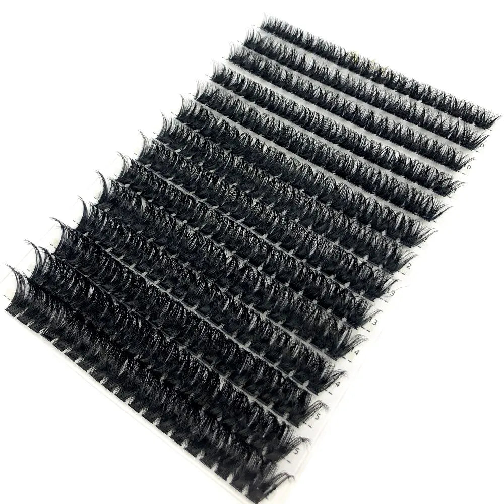 30D 40D 60D 80D Mixed Tray Individual Lashes 3D Russia Volume Eye Lashes Soft Natural Lashes Mink Lash Cluster
