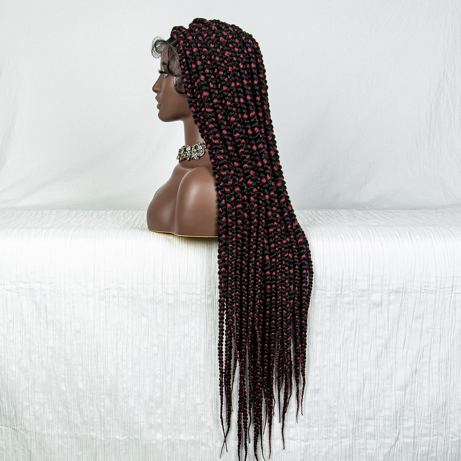 Braided Full Lace Lace Wig Box Braids - Supreme Lush Hair