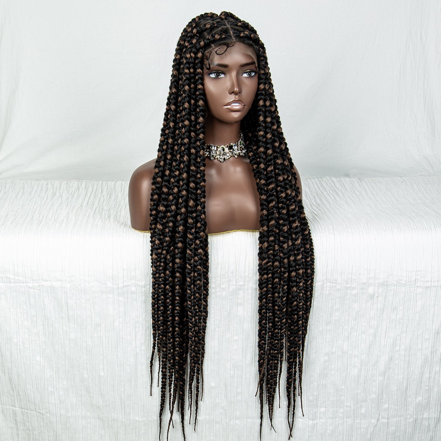 Braided Full Lace Lace Wig Box Braids - Supreme Lush Hair