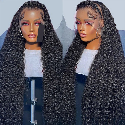 Deep Curly Lace Frontal Wig Wet And Wavy Lace Closure Wigs