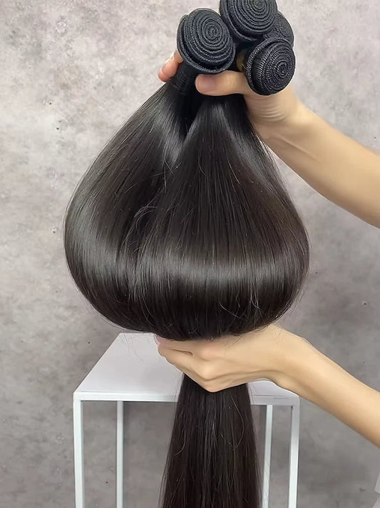 Bone Straight Bundle Human Hair 100% Unprocessed Raw Remy Hair