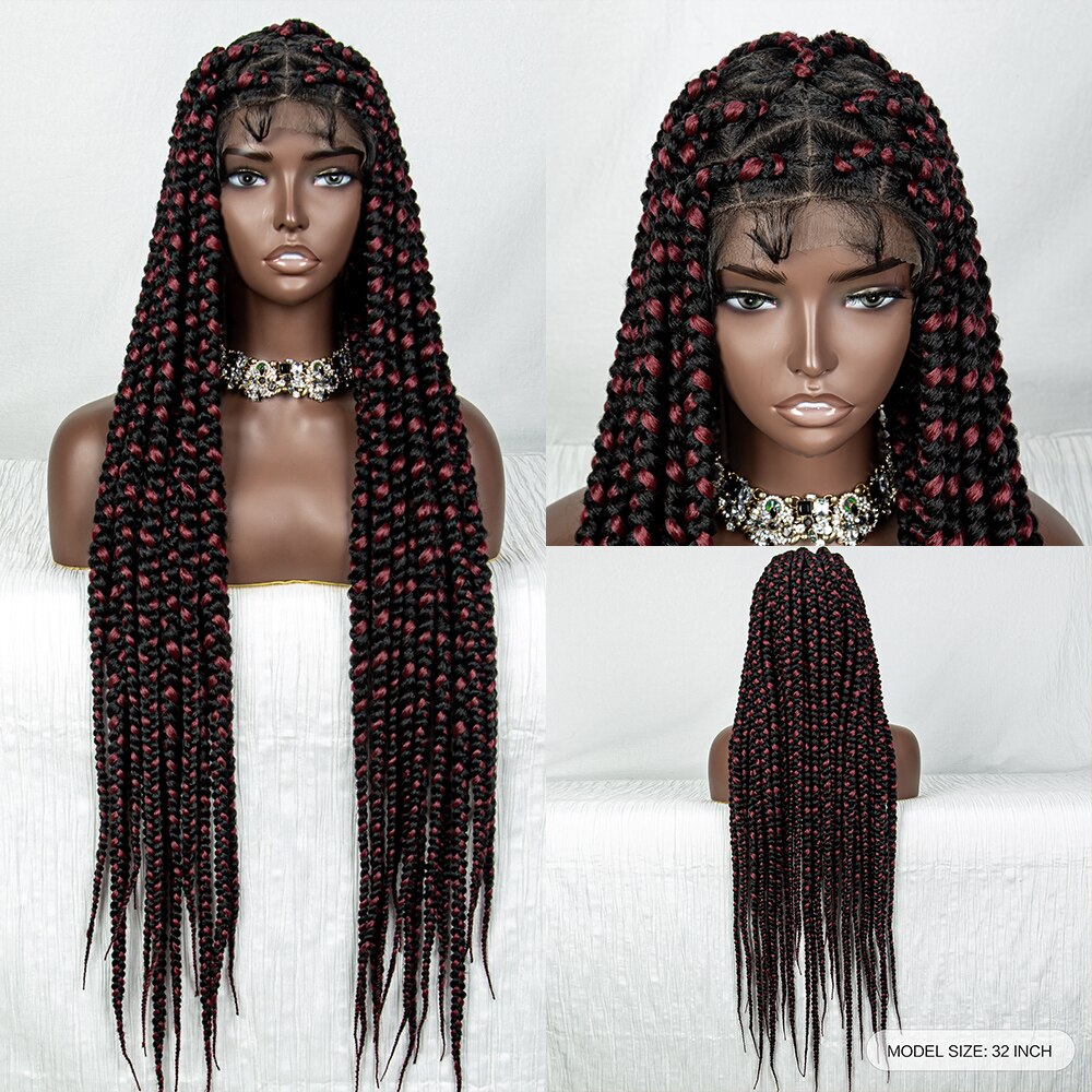 Braided Full Lace Lace Wig Box Braids - Supreme Lush Hair