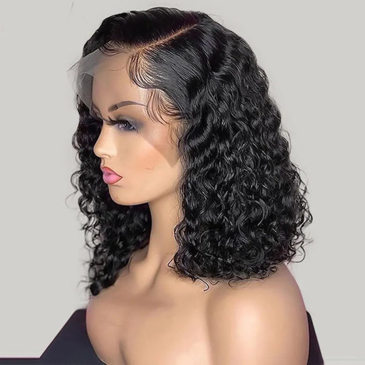 Bob Lace Curly Deep Water Curly Wave Human Hair - Supreme Lush Hair