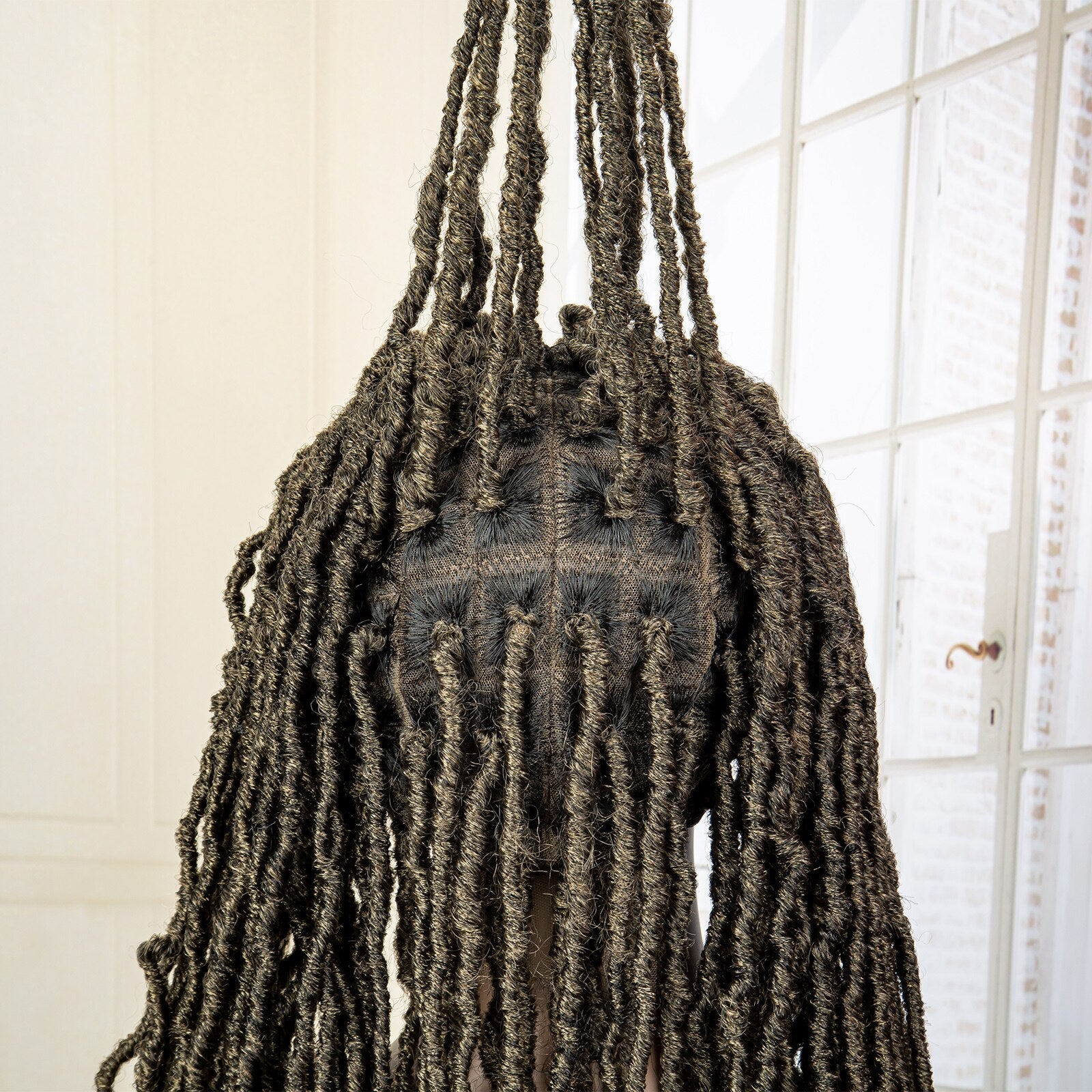 36 Inches Synthetic Full Lace Dreadlock Box Braided Wigs - Supreme Lush Hair