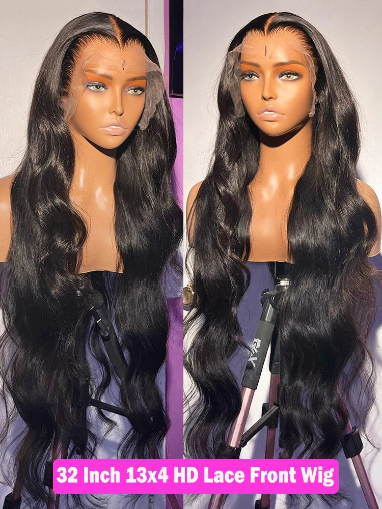 Brazilian Loose Water Wave Pre Plucked Lace Frontal Wig - Supreme Lush Hair