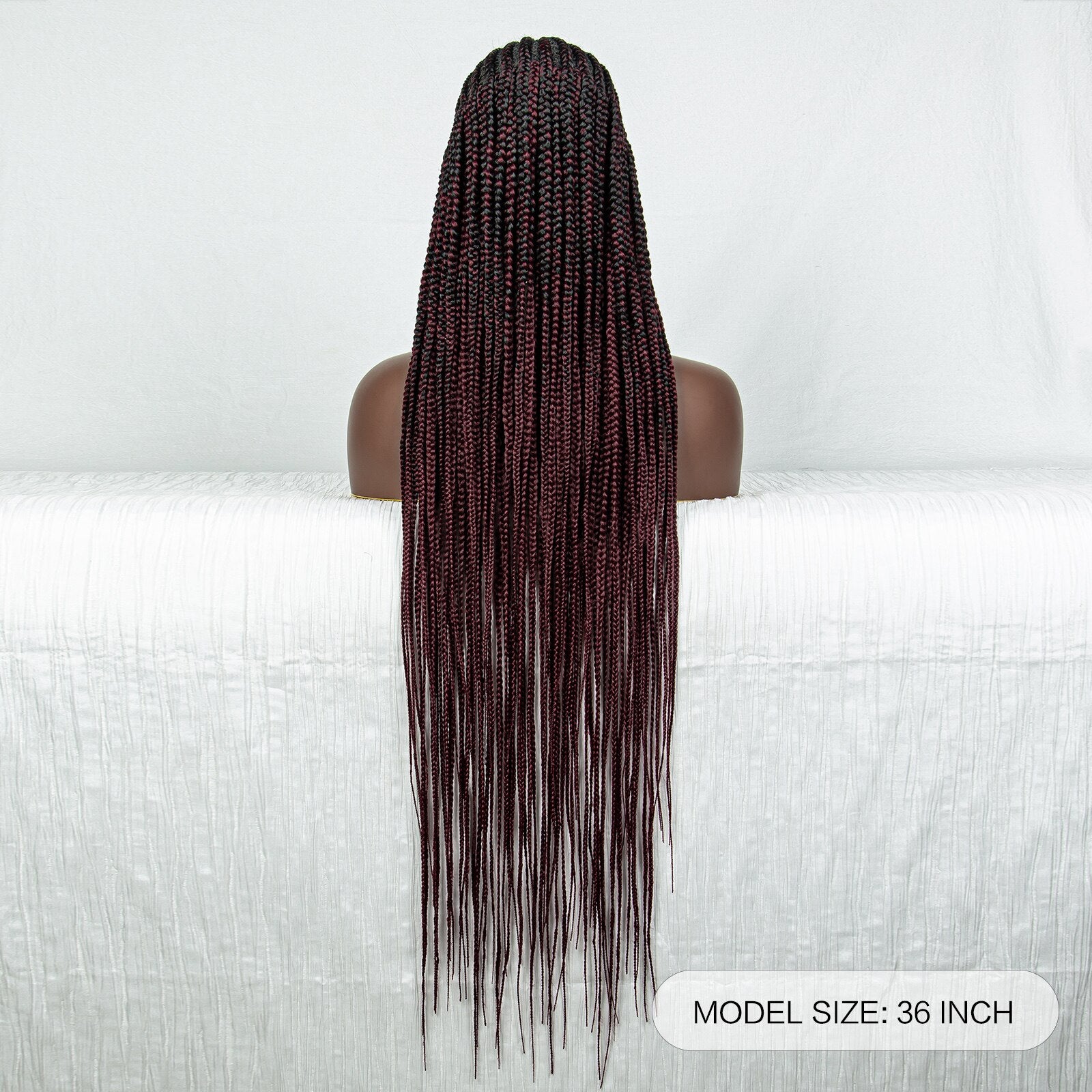 Lace Front Braided Long Cornrow Synthetic Box Braids - Supreme Lush Hair