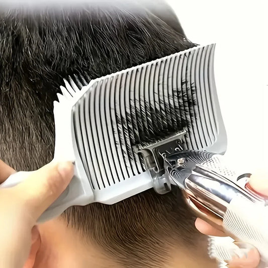Professional Barber Clipper Blending Flat Top Hair Cutting Comb Heat Resistant Fade Brushn Styling Tool