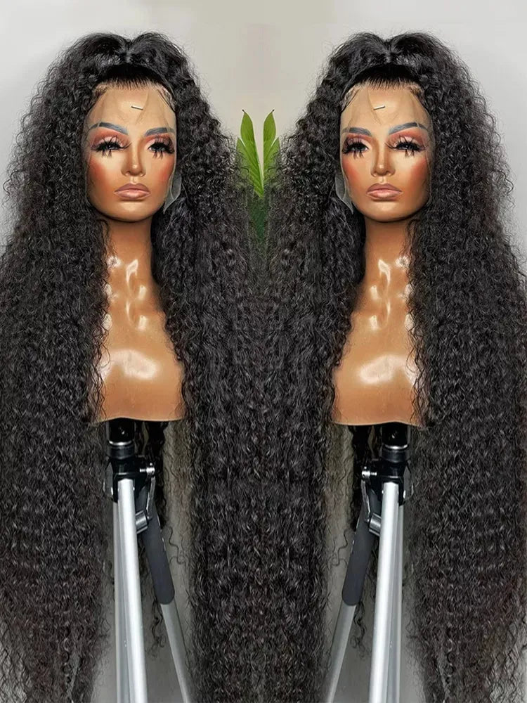 Lace Deep Wave Frontal Brazilian Curly Lace Front Human Hair - Supreme Lush Hair