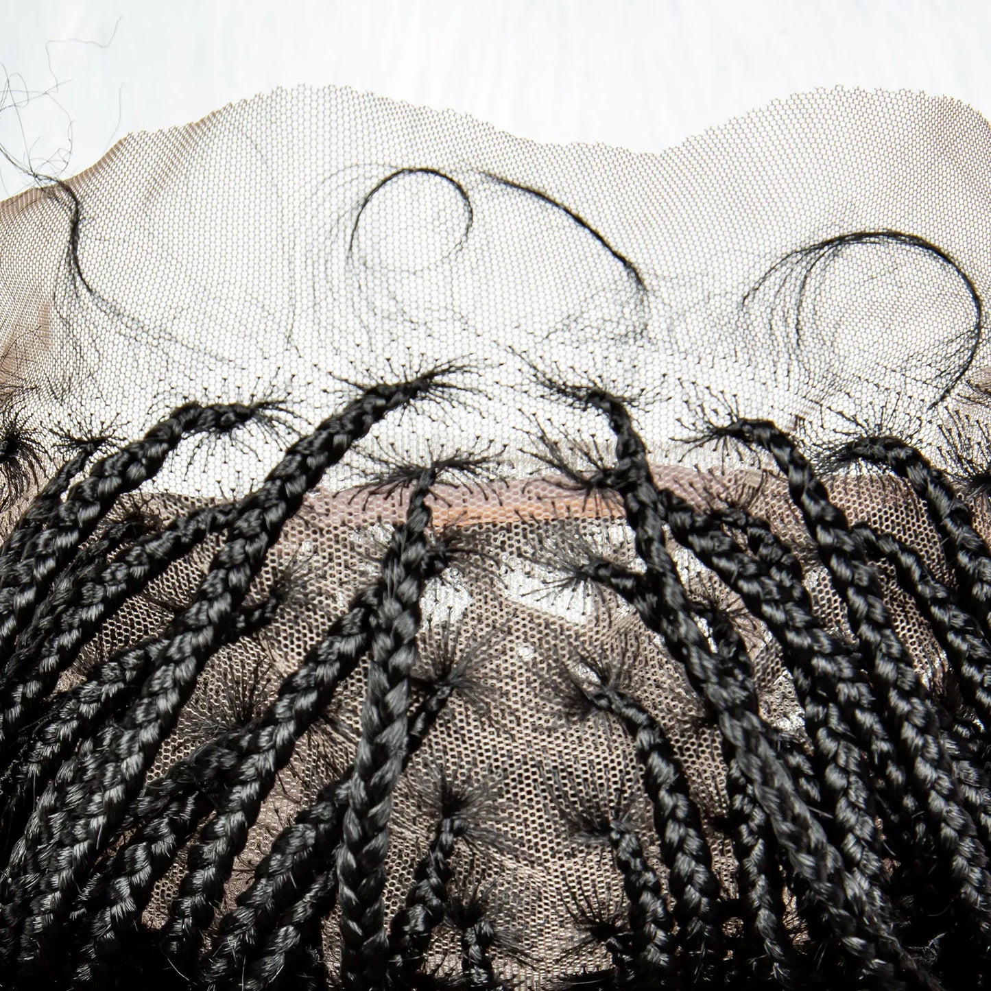 Synthetic Transparent HD Full Lace Braided Wigs Knotless Box Cornrow 