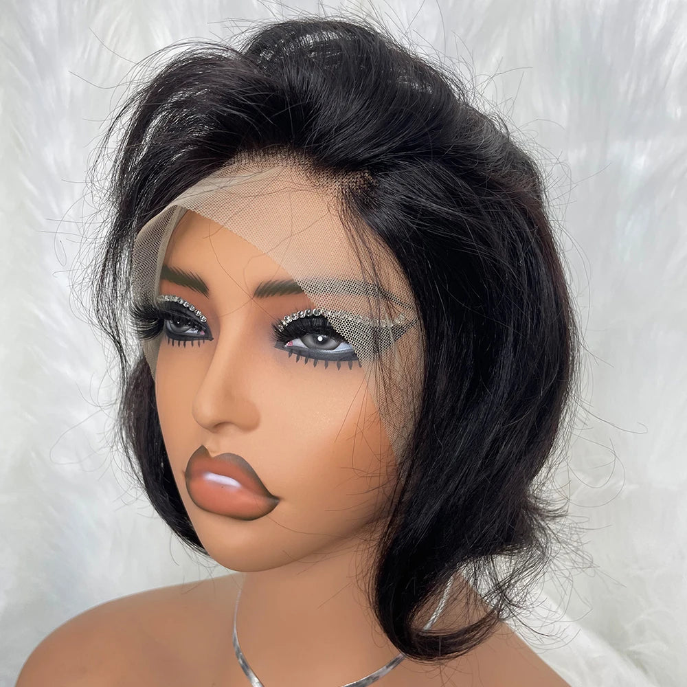 13X4 Lace Frontal Wig Natural Glueless Wig