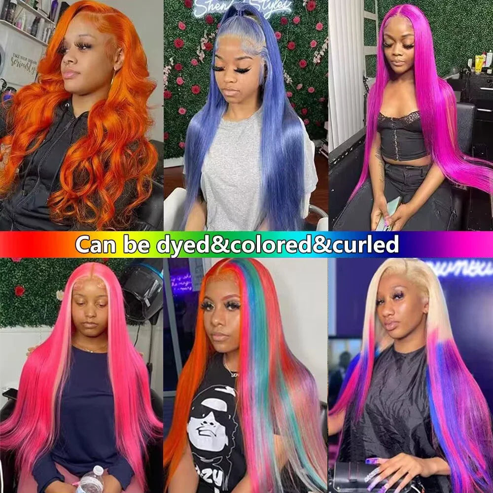 250 Density 613 Hd Lace Frontal Wig 13x6 Straight Lace Front Wigs For Women Color Highlight Blonde Wig 100% Human Hair 30 34Inch