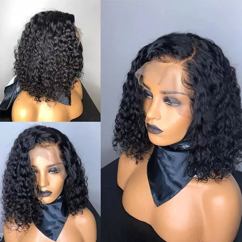 Bob Lace Curly Deep Water Curly Wave Human Hair - Supreme Lush Hair