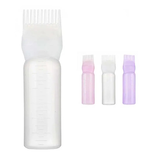 Hair Dye Applicator Brush Bottles Dyeing Shampoo Bottle Oil Comb Hair Dye Bottle Applicator