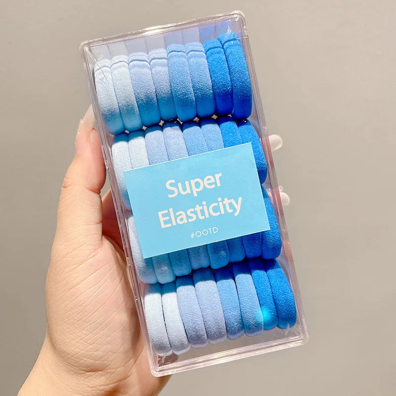 32pcs/Box Elastic Hair Bands Rubber Band Hair Ties Rope Headband Hair Accessories