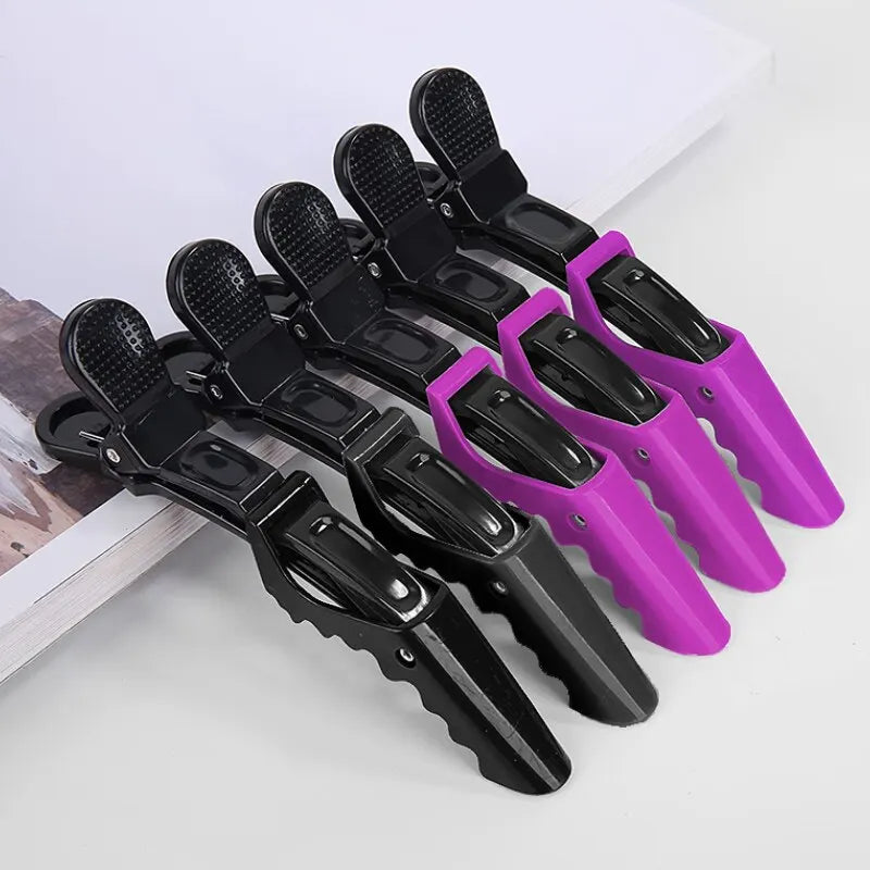10pcs Hair Styling Sectioning Barrettes Professional Non Slip Alligator Clips Salon DIY Accessories
