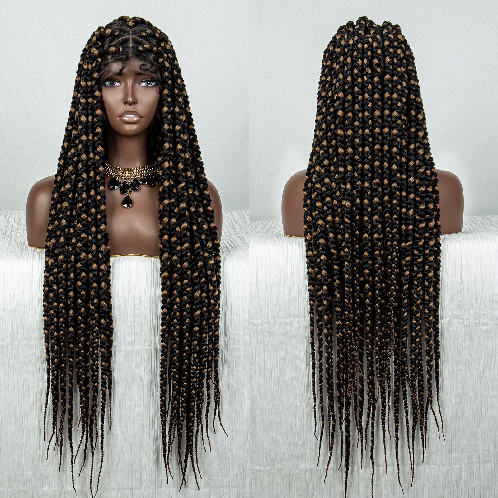 Braided Full Lace Lace Wig Box Braids - Supreme Lush Hair
