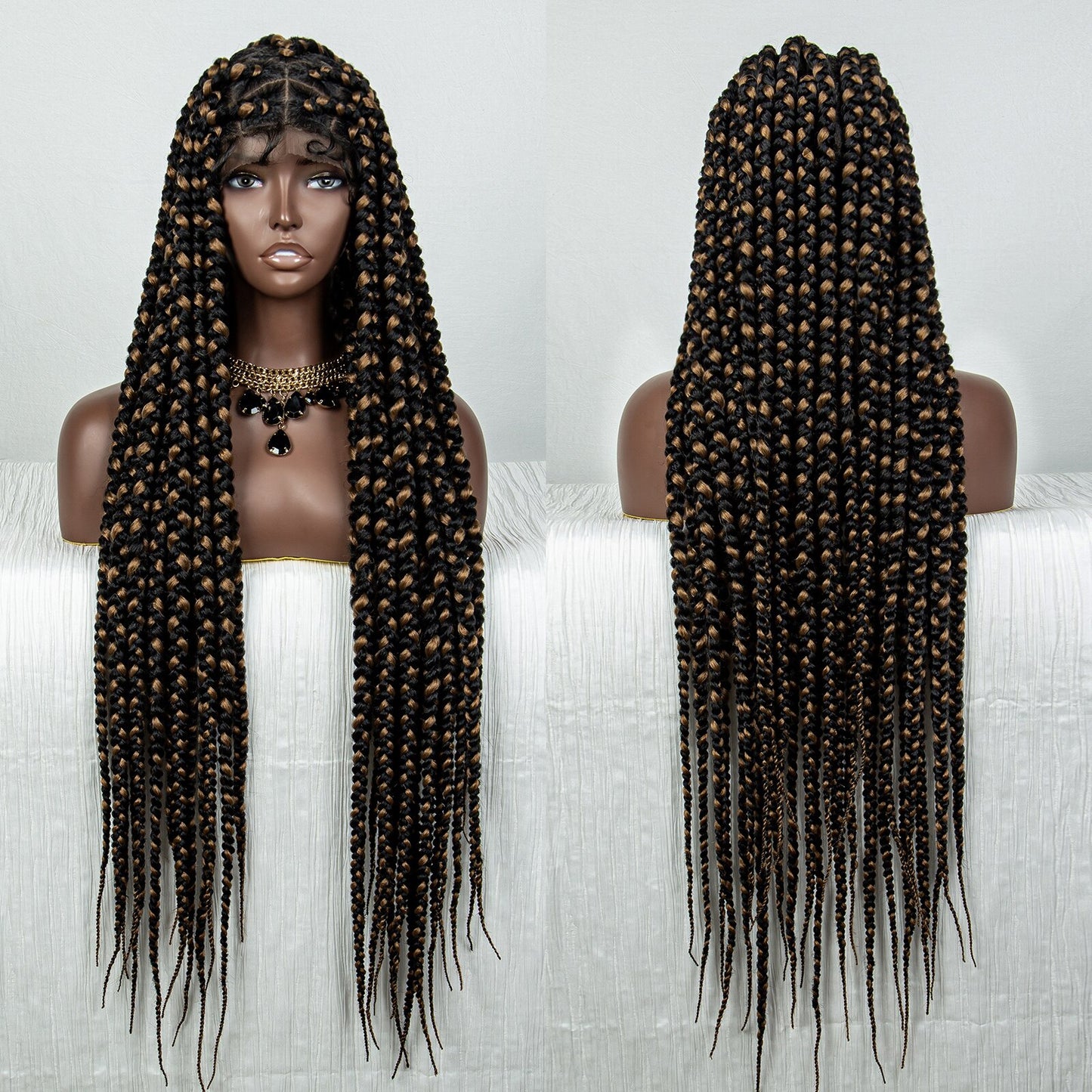 Braided Full Lace Lace Wig Box Braids - Supreme Lush Hair
