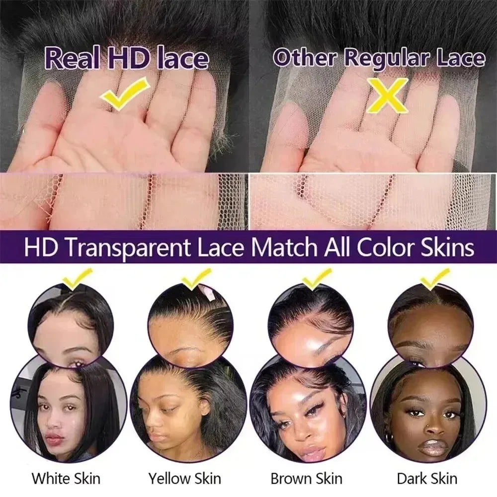 Lace Frontal Body Wave Chocolate Brown #4 Colored Frontal Human Hair