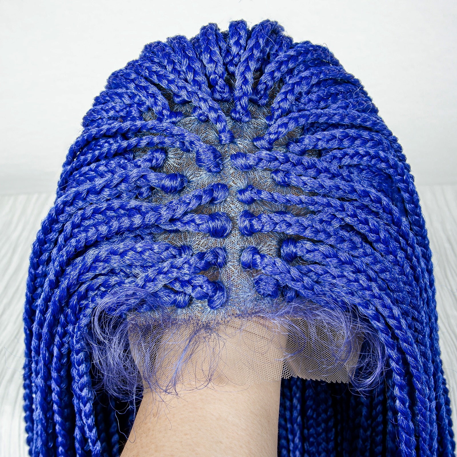 36 Inches Long Braided Wigs Synthetic Lace Front - Supreme Lush Hair